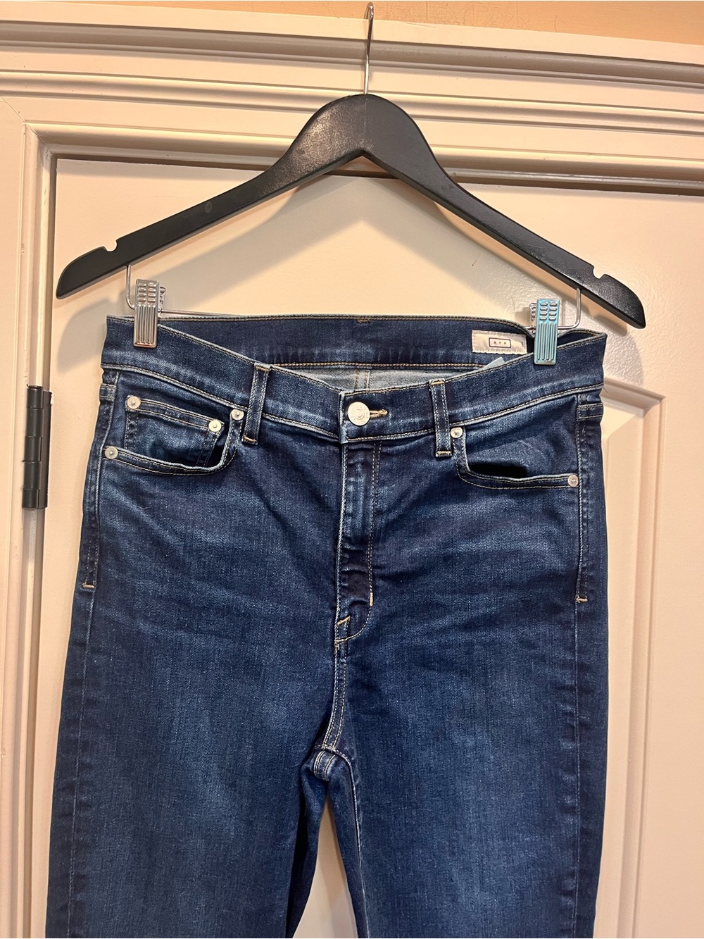AYR Straight Leg Dark Blue Jeans - Picture 5 of 11